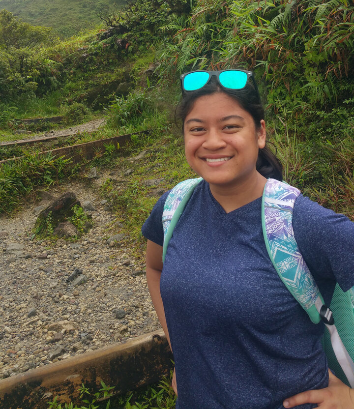 Nakita Nourth-Chea standing by a hill