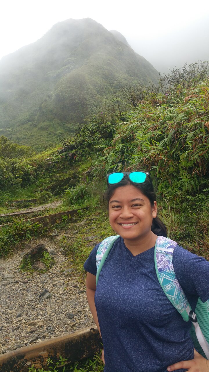 Nakita Nourth-Chea standing by a hill